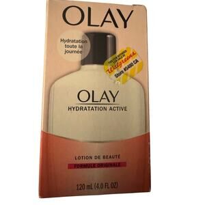 Olay, Active Hydrating, Original Beauty Fluid Lightweight Lotion, 120ml-4 Fl Oz.